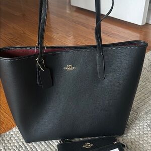 Coach Black Tote Bag